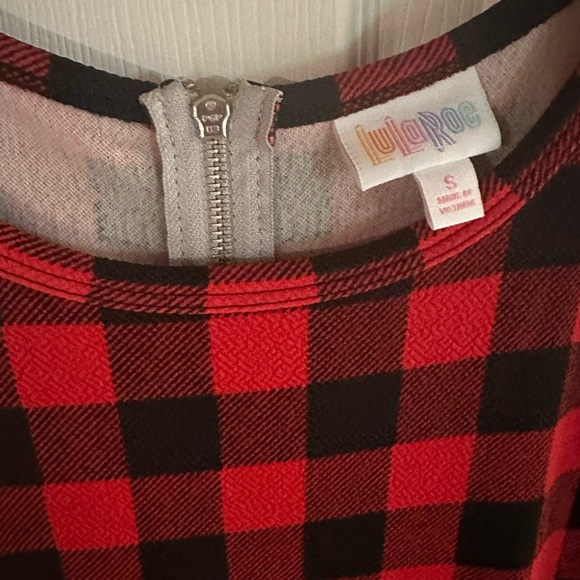 LulaRoe Amelia Plaid Dress, Rare. Size Small. EUC - Picture 3 of 6